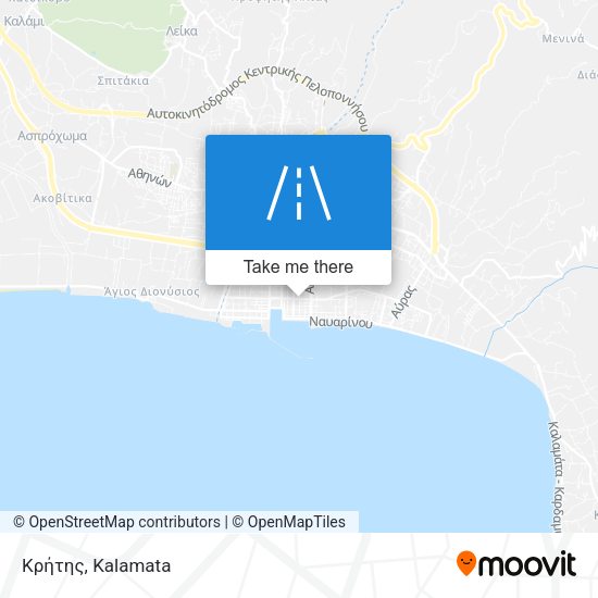 Κρήτης map