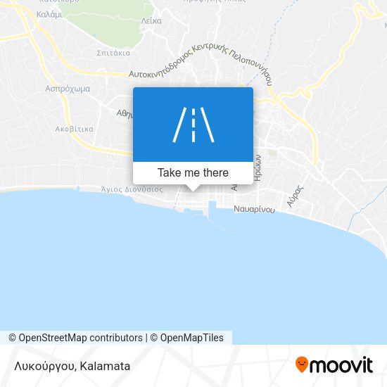 Λυκούργου map