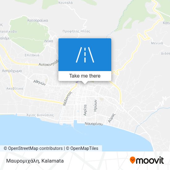 Μαυρομιχάλη map