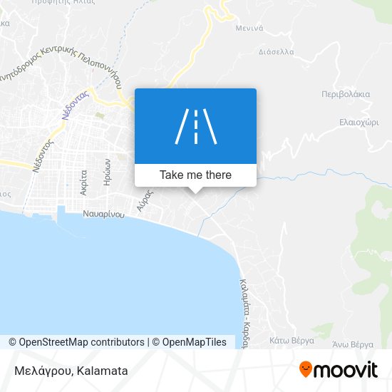 Μελάγρου map