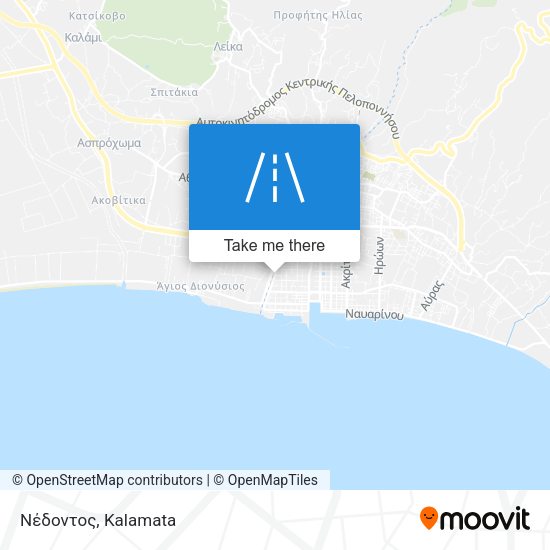 Νέδοντος map