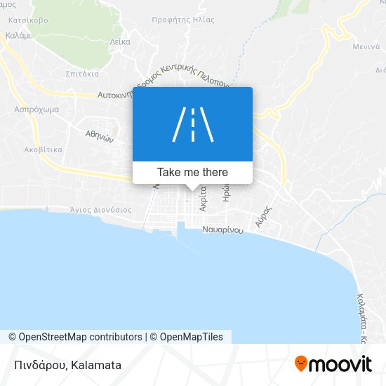 Πινδάρου map
