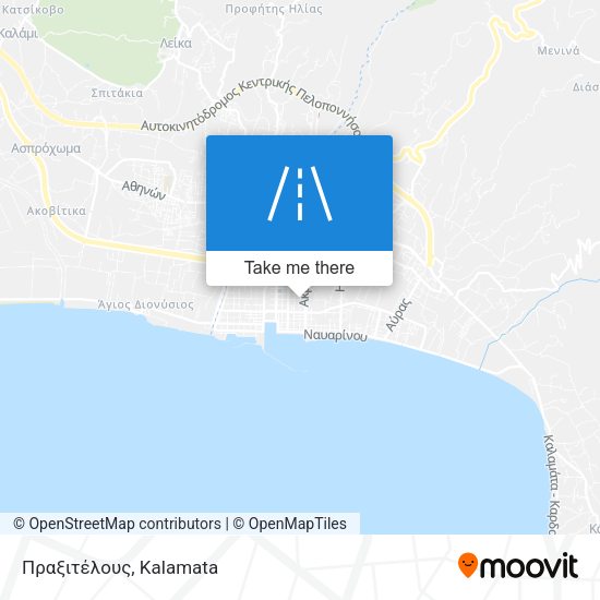 Πραξιτέλους map