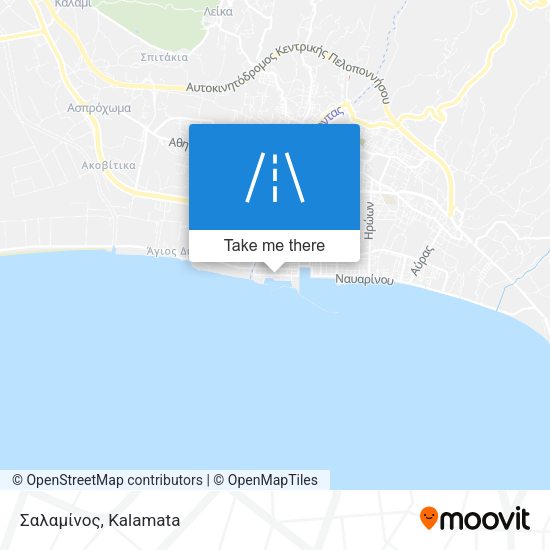 Σαλαμίνος map