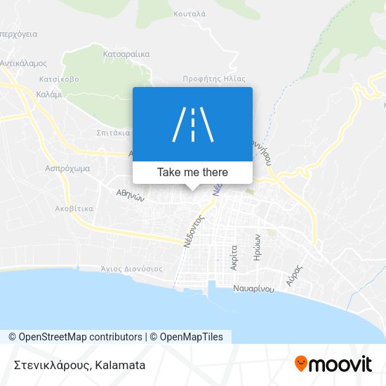 Στενικλάρους map