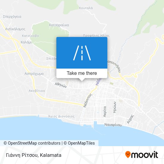 Γιάννη Ρίτσου map