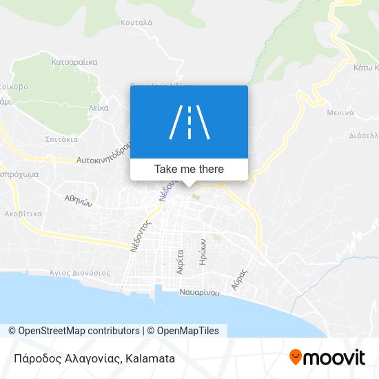 Πάροδος Αλαγονίας map