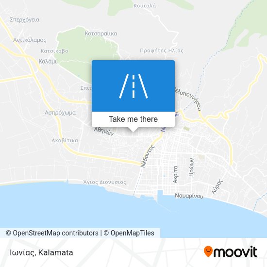 Ιωνίας map