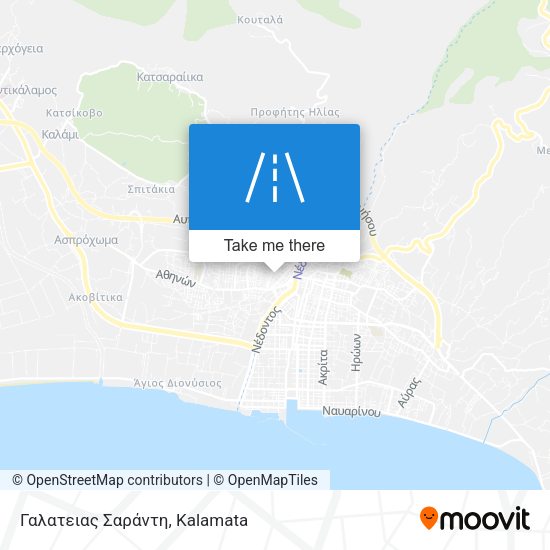 Γαλατειας Σαράντη map
