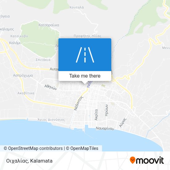 Οιχαλίας map