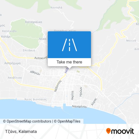 Τζάνε map