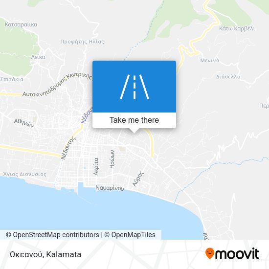 Ωκεανού map