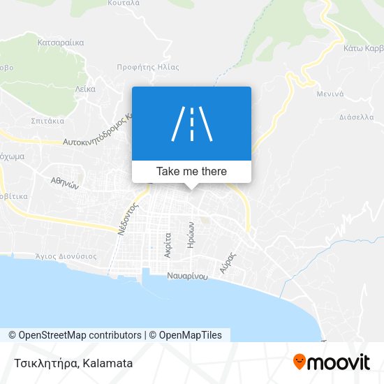 Τσικλητήρα map
