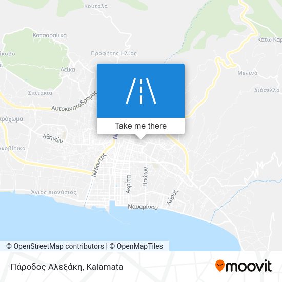 Πάροδος Αλεξάκη map