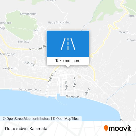 Παπατσώνη map