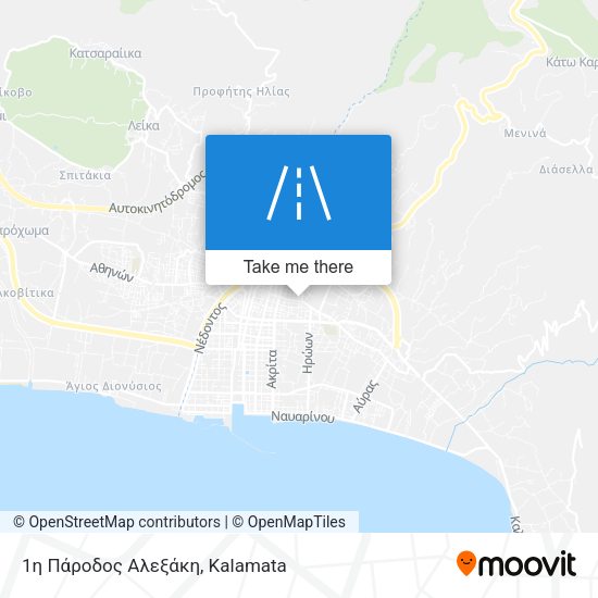 1η Πάροδος Αλεξάκη map