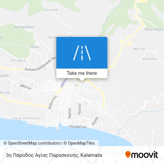 3η Πάροδος Αγίας Παρασκευής map