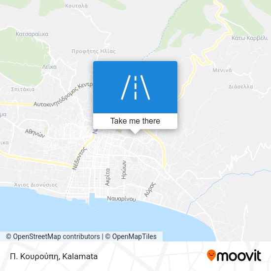 Π. Κουρούπη map