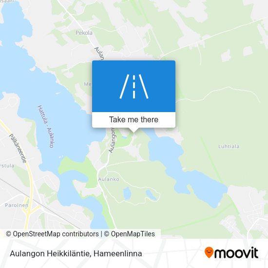 Aulangon Heikkiläntie map