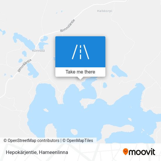 Hepokärjentie map