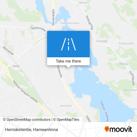 Herniäistentie map