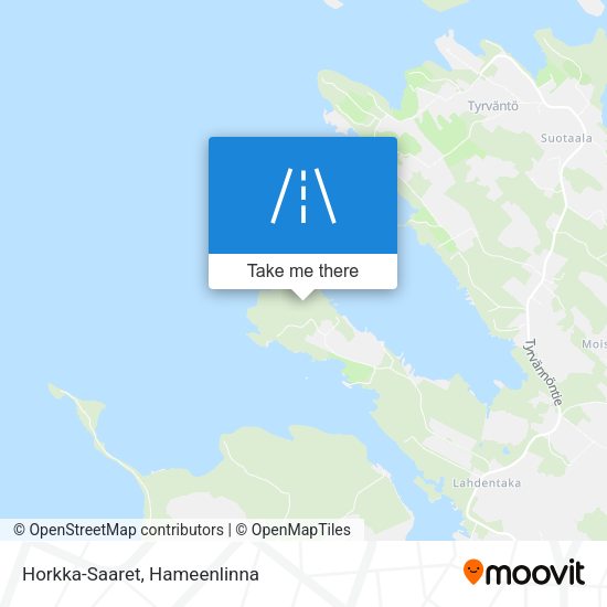 Horkka-Saaret map