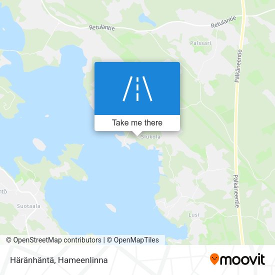 Häränhäntä map