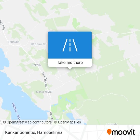 Kankarioonintie map
