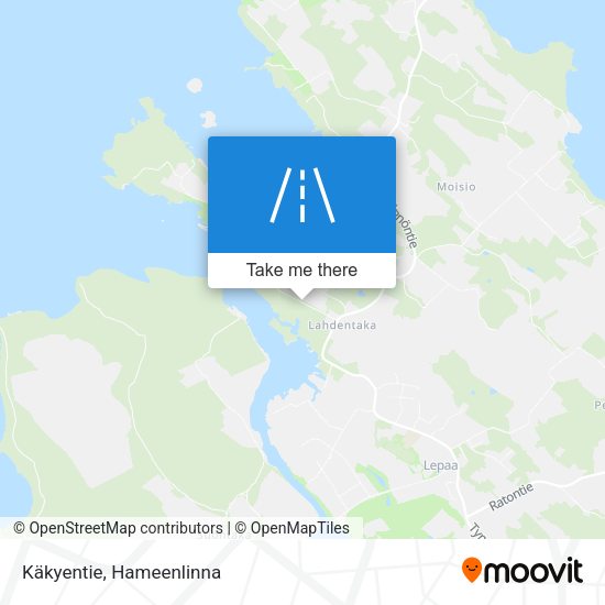 Käkyentie map
