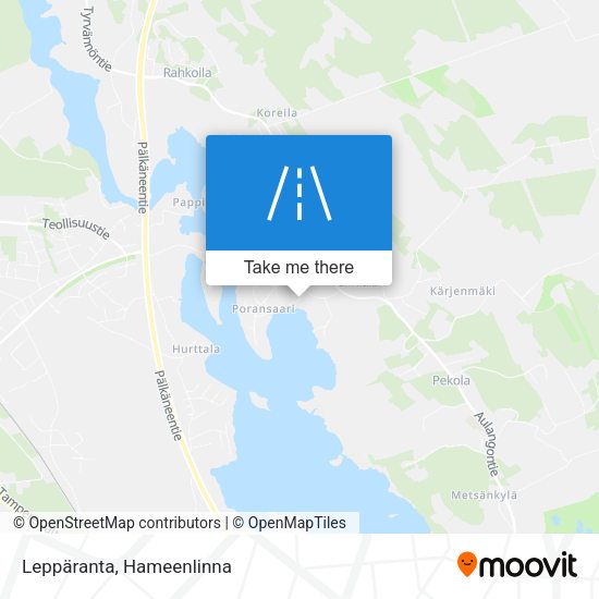 Leppäranta map