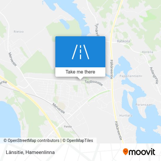 Länsitie map