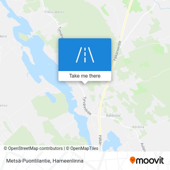 Metsä-Puontilantie map