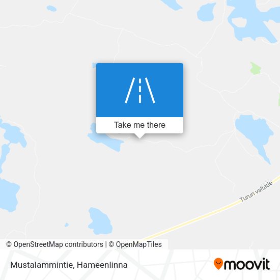 Mustalammintie map