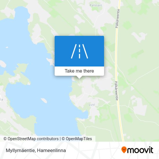 Myllymäentie map