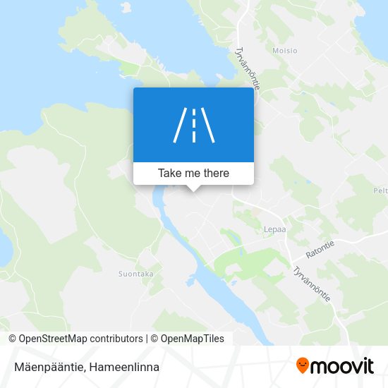 Mäenpääntie map