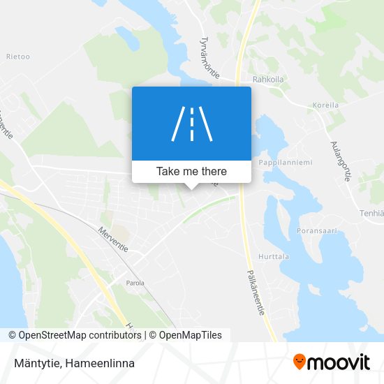 Mäntytie map