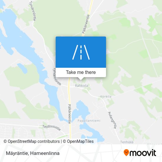 Mäyräntie map