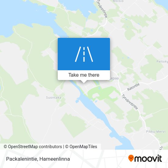Packalenintie map