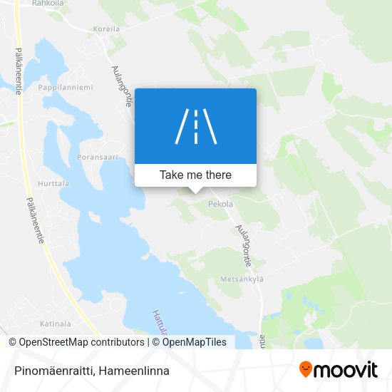 Pinomäenraitti map
