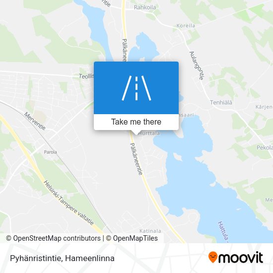 Pyhänristintie map