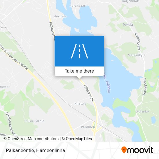 Pälkäneentie map