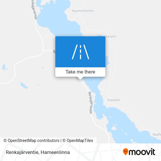 Renkajärventie map