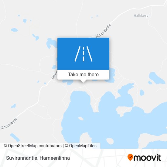 Suvirannantie map