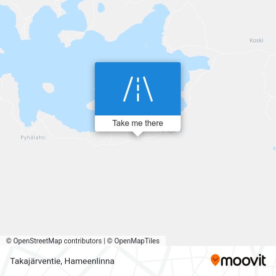 Takajärventie map
