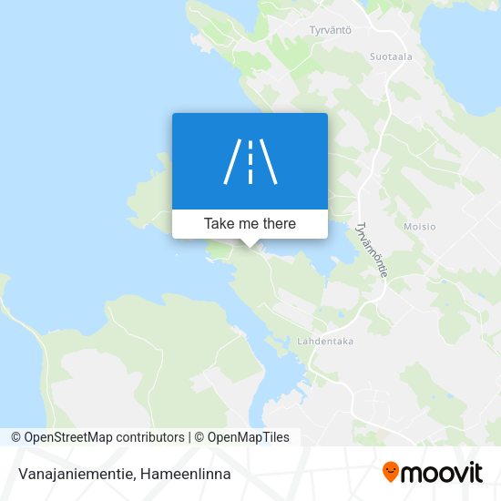 Vanajaniementie map