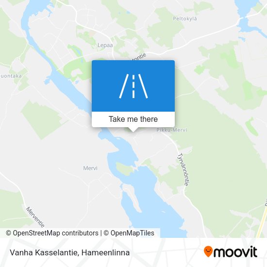 Vanha Kasselantie map