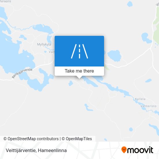 Veittijärventie map