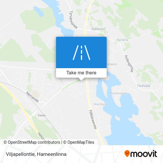 Viljapellontie map