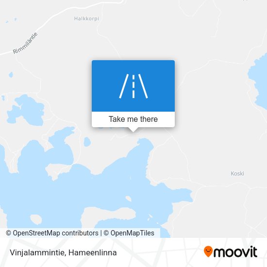 Vinjalammintie map