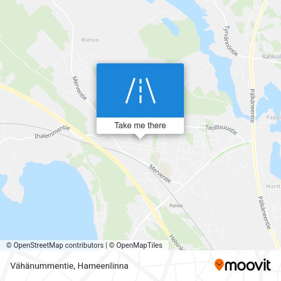 Vähänummentie map